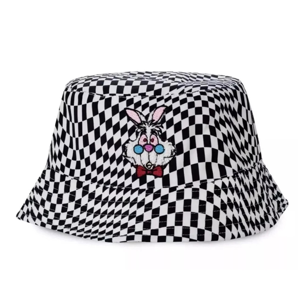 Disney’s Alice in Wonderland  Bucket Hat with Rabbit Checkered Pattern